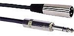 XL25P XLR to 1/4 inch cable